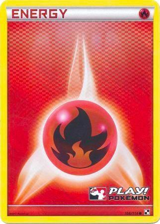 Fire Energy (Play! Pokemon) 106/114 card from League & Championship Cards