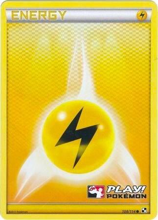 Lightning Energy (Play! Pokemon) 108/114 card from League & Championship Cards