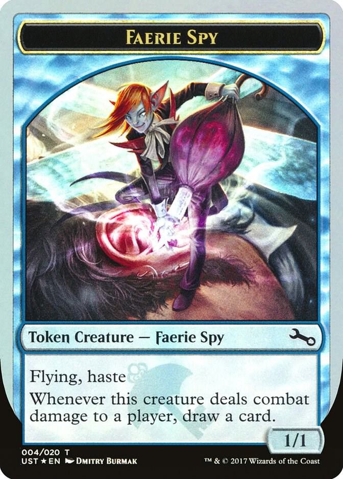 Faerie Spy Token 4 card from Unstable