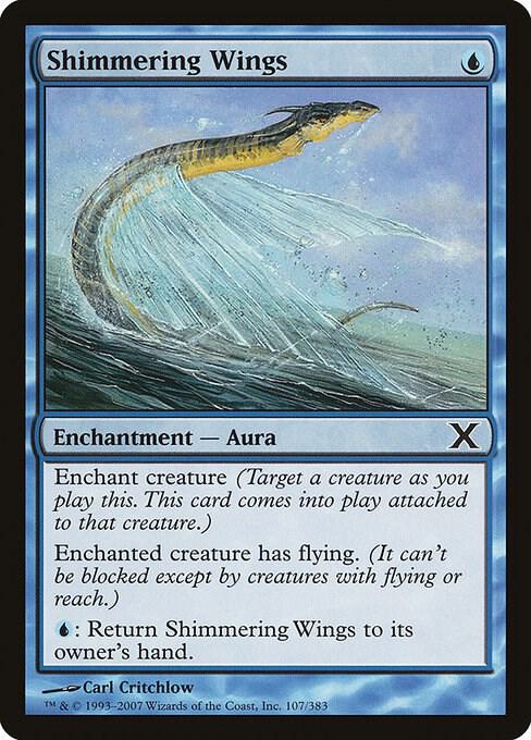 Shimmering Wings 107 card from 10th Edition