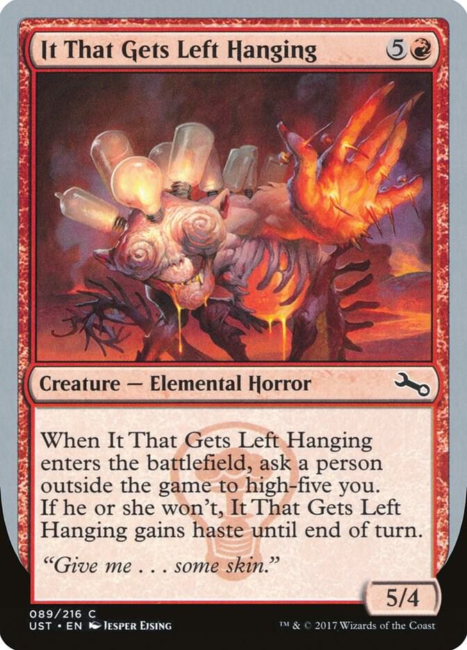 It That Gets Left Hanging 89 card from Unstable