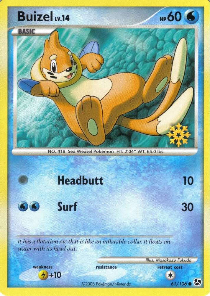 Buizel - 61/106 061/106 card from Countdown Calendar Promos