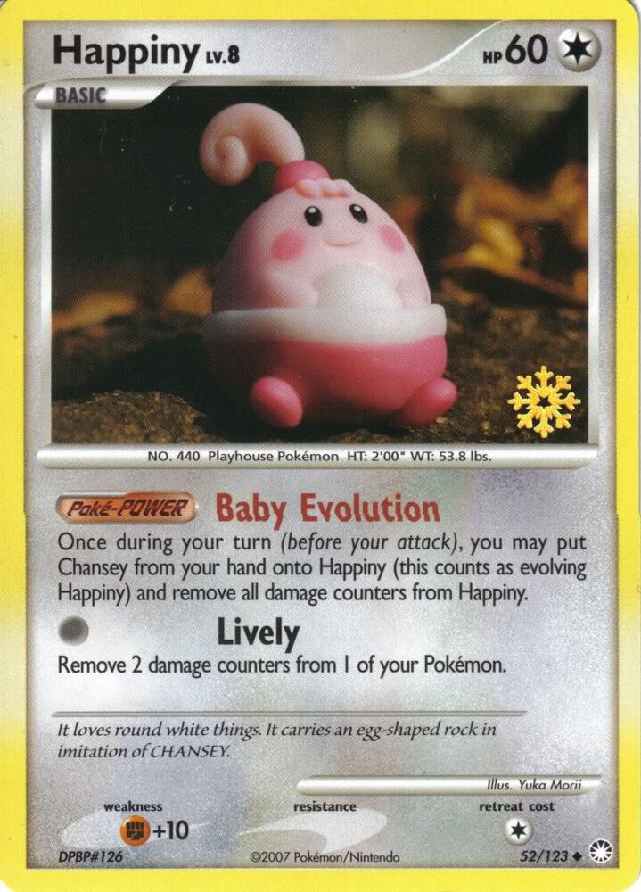 Happiny - 52/123 052/123 card from Countdown Calendar Promos