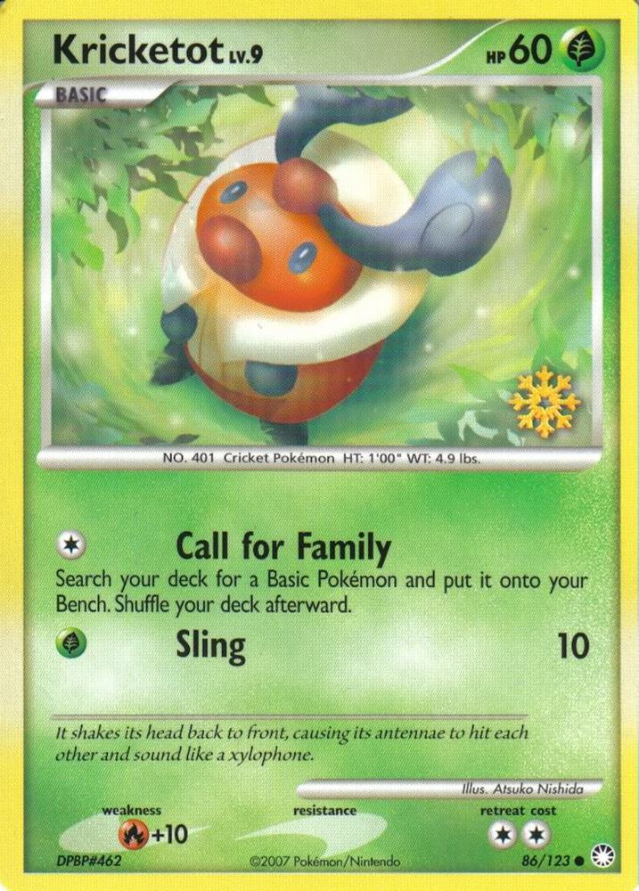 Kricketot - 86/123 086/123 card from Countdown Calendar Promos