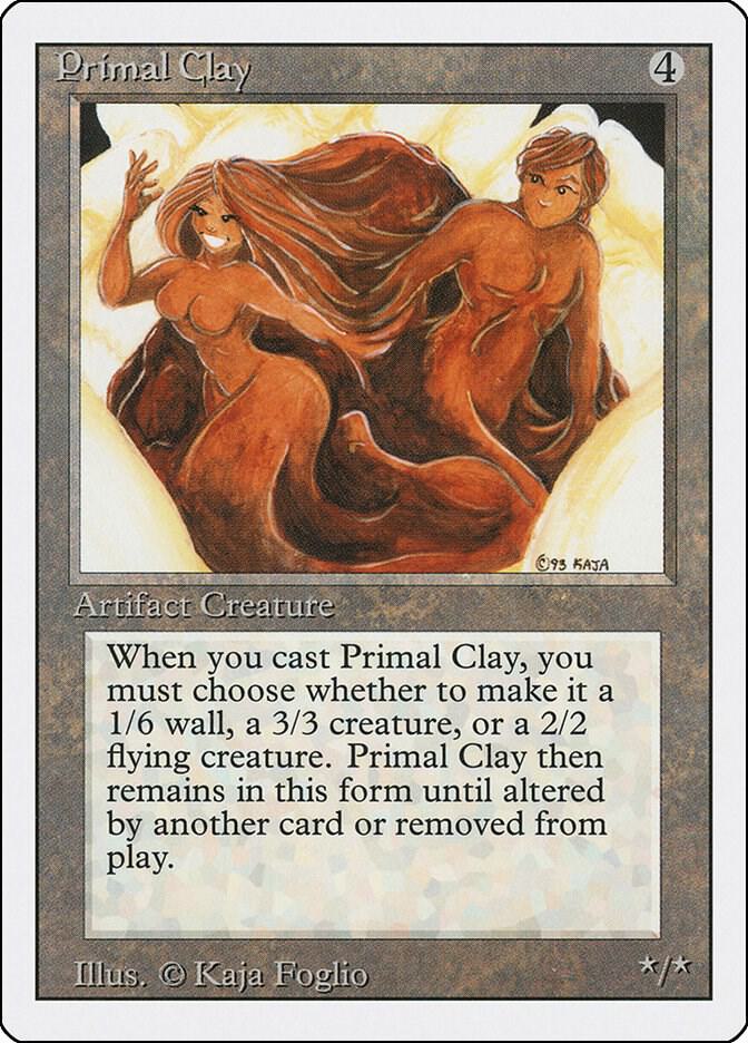 Primal Clay card from Revised Edition