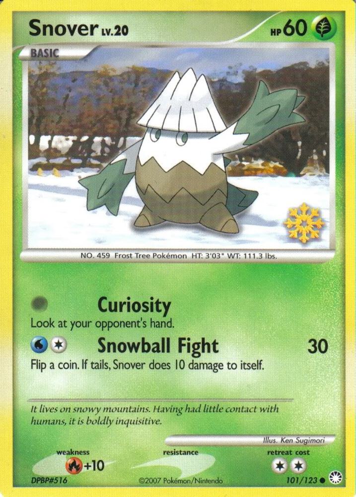 Snover 101/123 card from Countdown Calendar Promos
