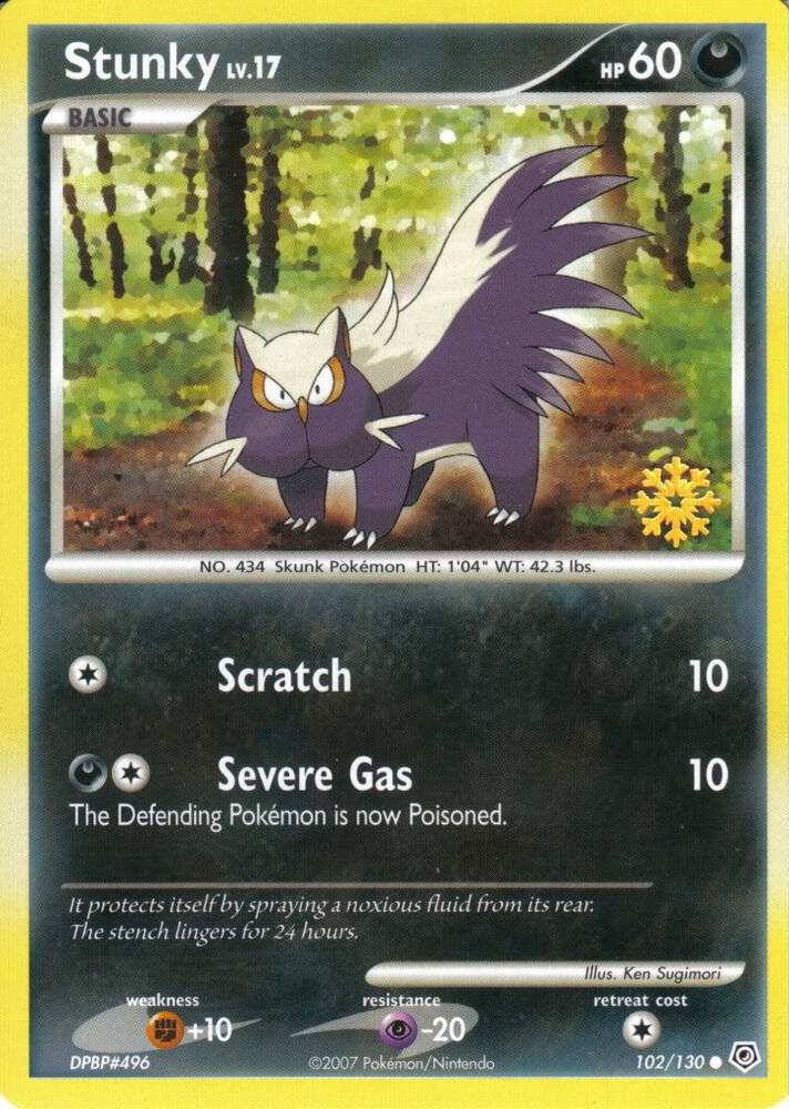 Stunky 102/130 card from Countdown Calendar Promos