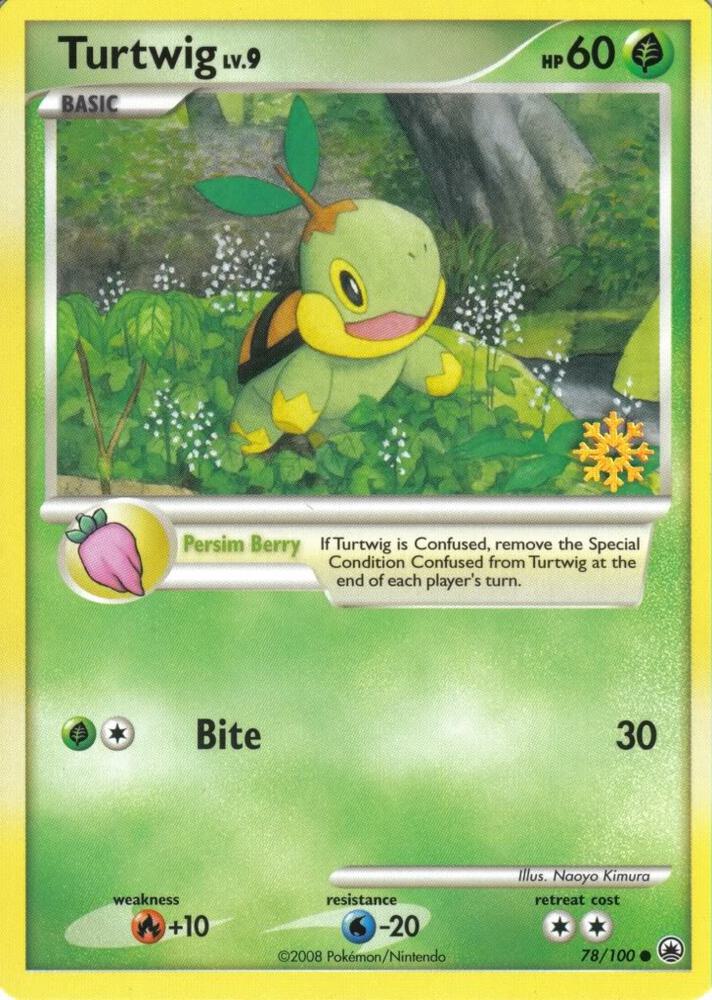 Turtwig - 78/100 078/100 card from Countdown Calendar Promos