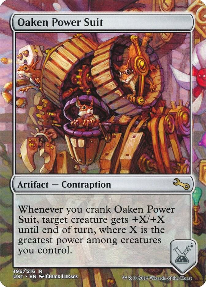 Oaken Power Suit 196 card from Unstable