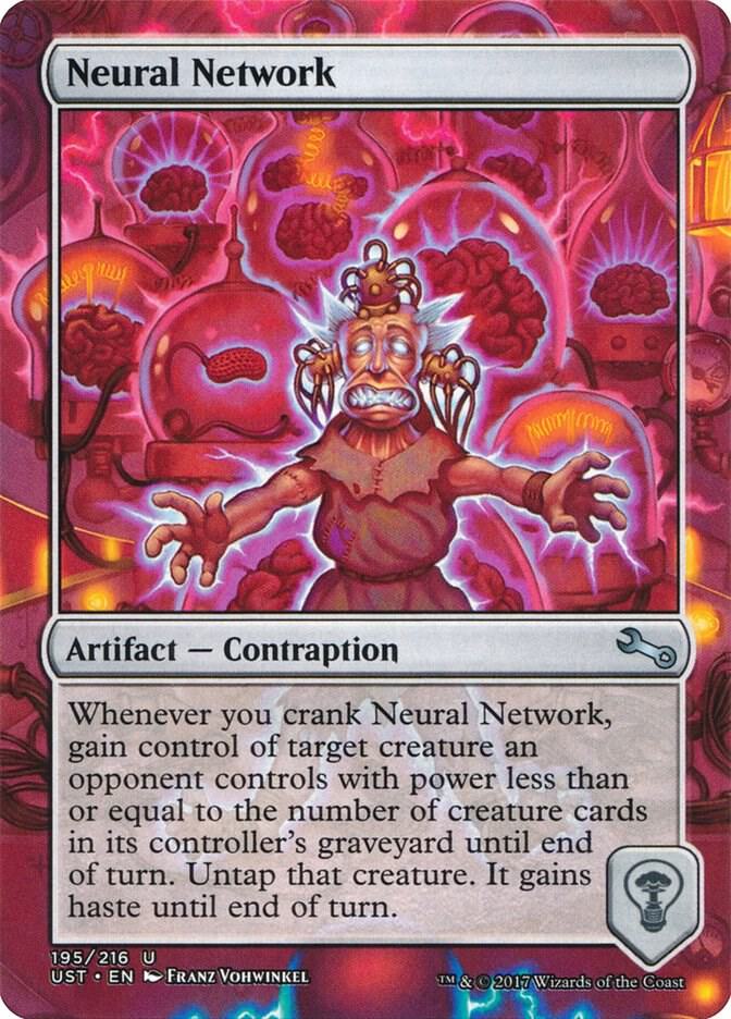 Neural Network 195 card from Unstable
