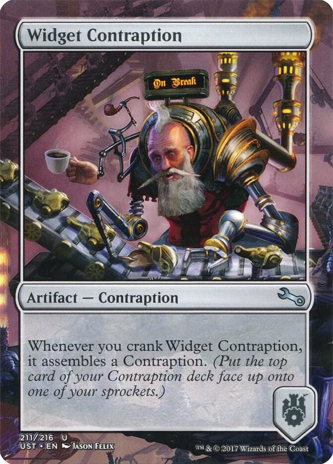 Widget Contraption 211 card from Unstable