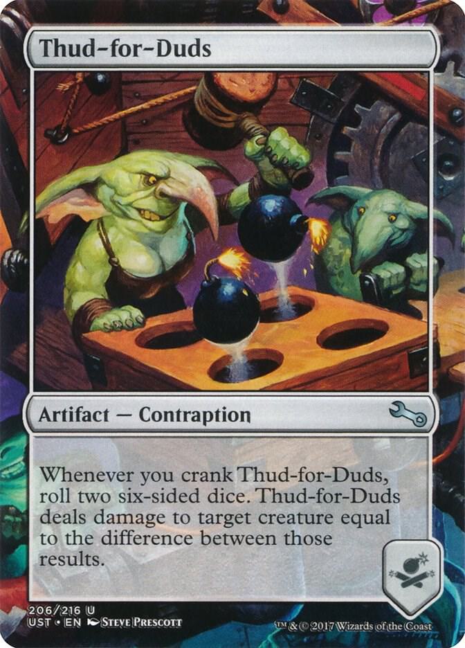 Thud-for-Duds 206 card from Unstable