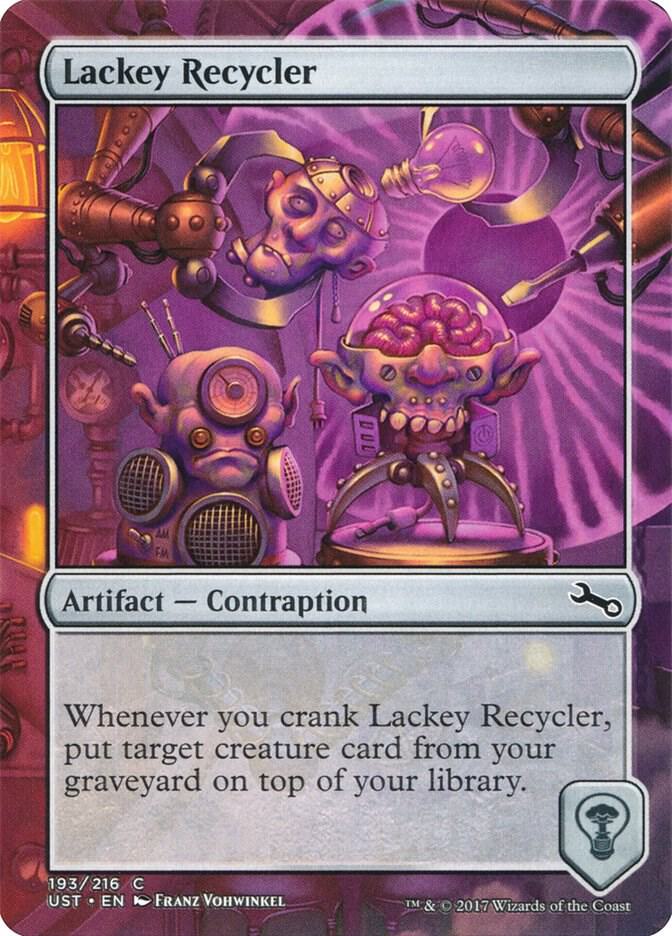 Lackey Recycler 193 card from Unstable
