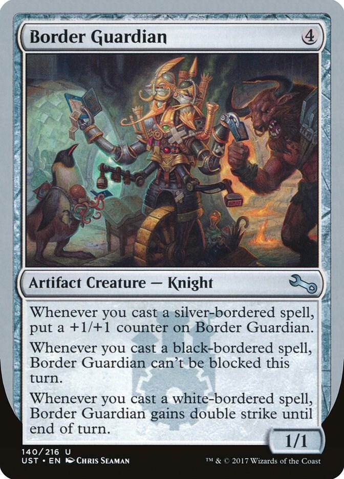 Border Guardian 140 card from Unstable