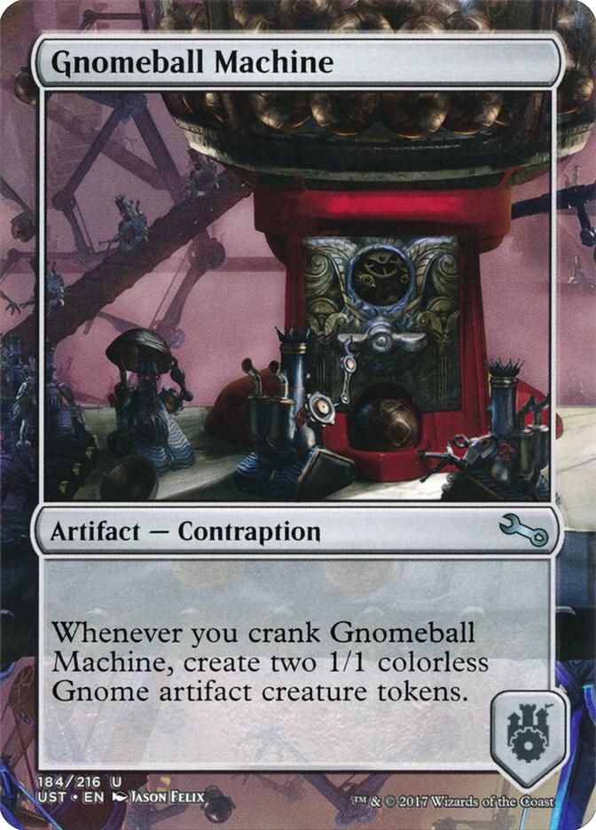 Gnomeball Machine 184 card from Unstable