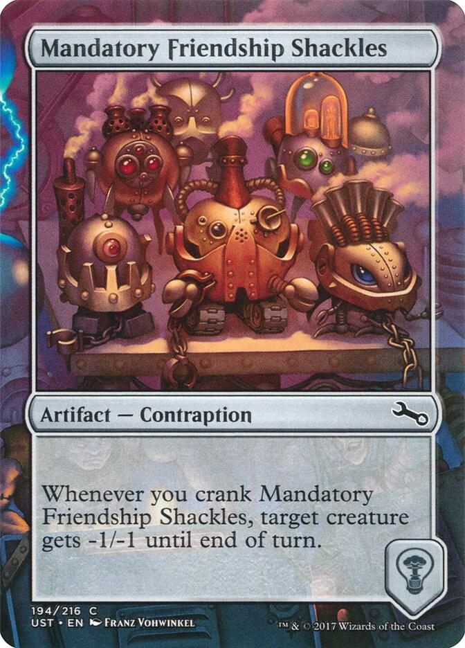 Mandatory Friendship Shackles 194 card from Unstable