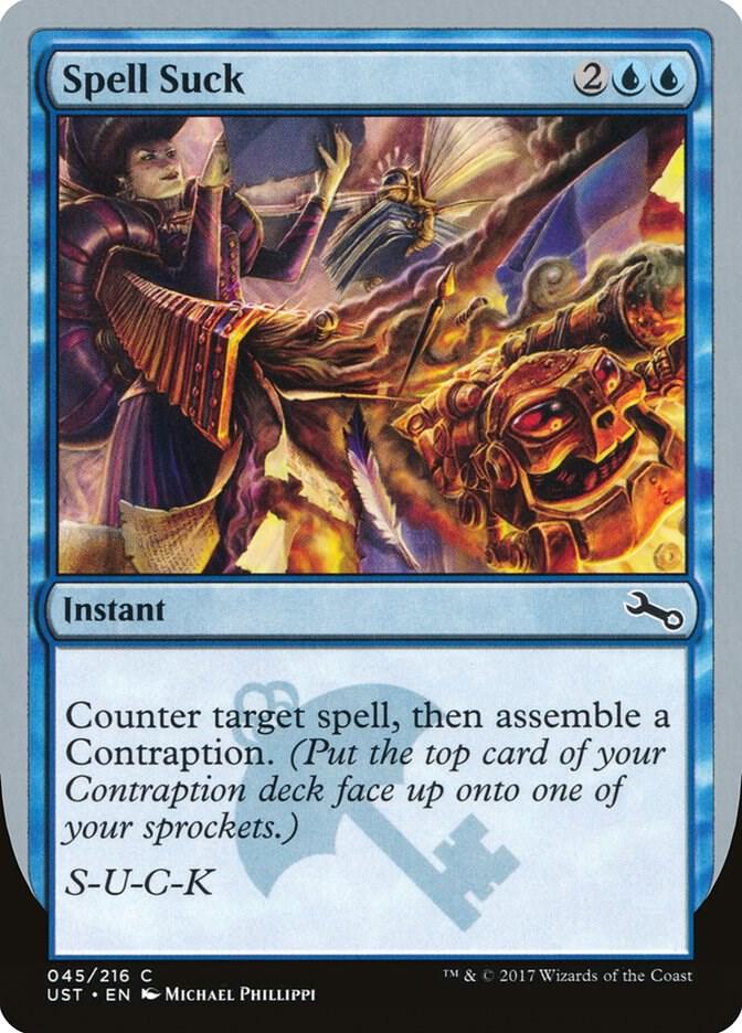 Spell Suck 45 card from Unstable