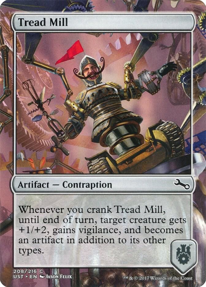 Tread Mill 208 card from Unstable
