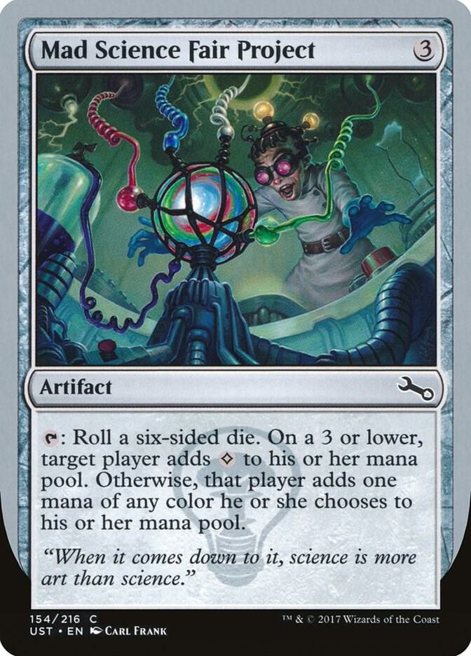 Mad Science Fair Project 154 card from Unstable