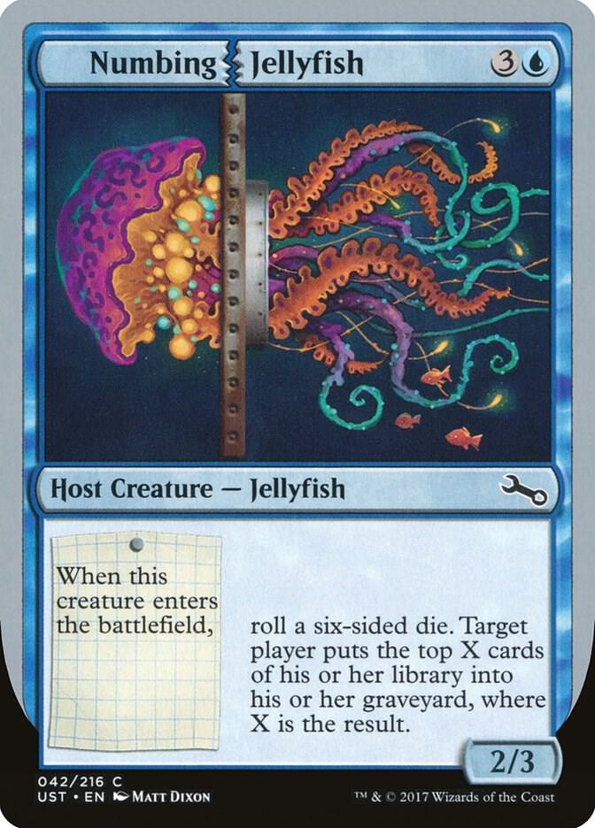 Numbing Jellyfish 42 card from Unstable