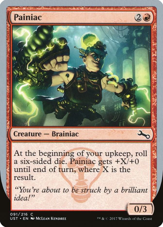 Painiac 91 card from Unstable