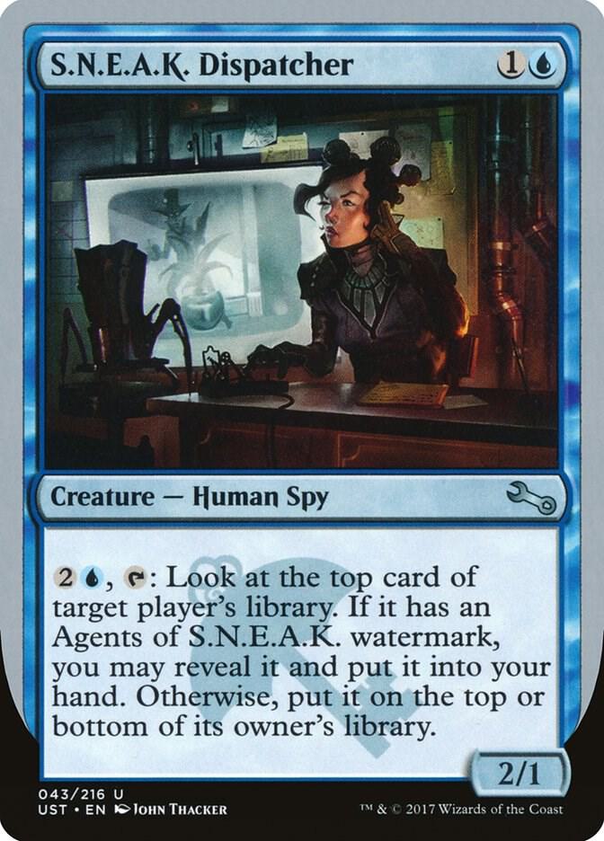 S.N.E.A.K. Dispatcher 43 card from Unstable