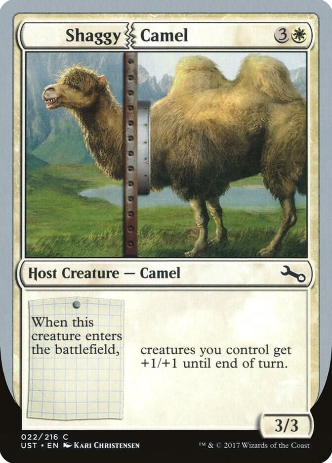 Shaggy Camel 22 card from Unstable