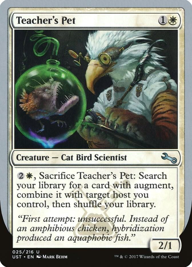 Teacher's Pet 25 card from Unstable
