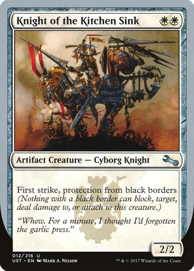 Knight of the Kitchen Sink (A) 12 card from Unstable