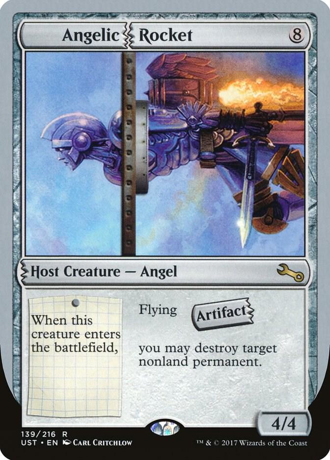 Angelic Rocket 139 card from Unstable