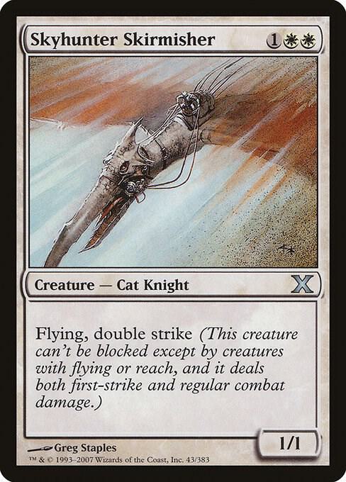 Skyhunter Skirmisher 43 card from 10th Edition
