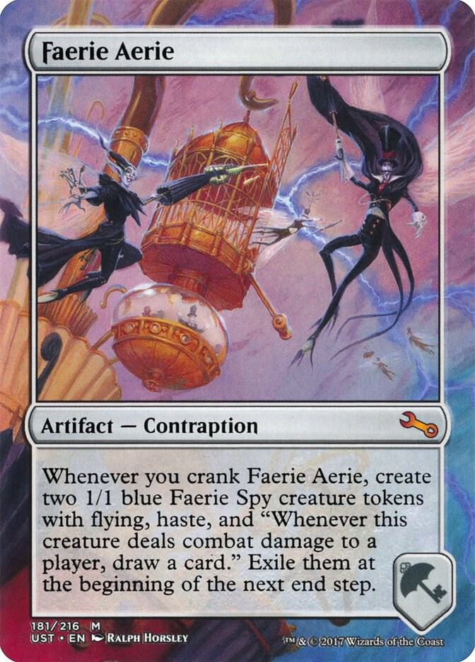 Faerie Aerie 181 card from Unstable