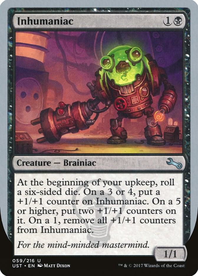 Inhumaniac 59 card from Unstable