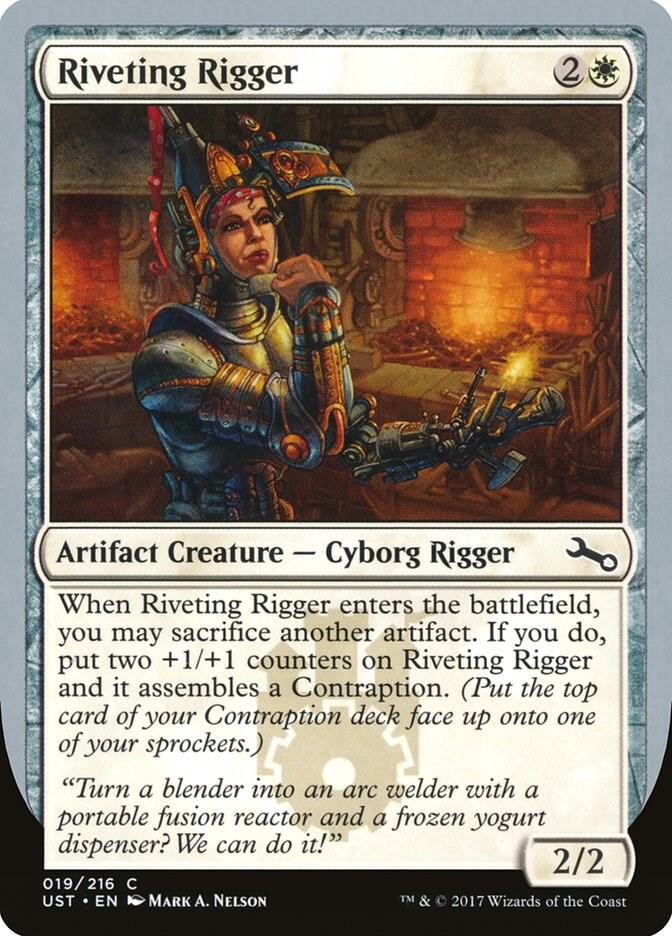 Riveting Rigger 19 card from Unstable