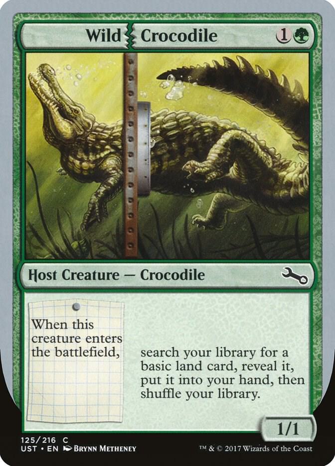Wild Crocodile 125 card from Unstable