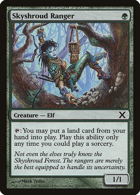 Skyshroud Ranger 297 card from 10th Edition