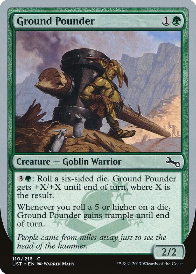 Ground Pounder 110 card from Unstable