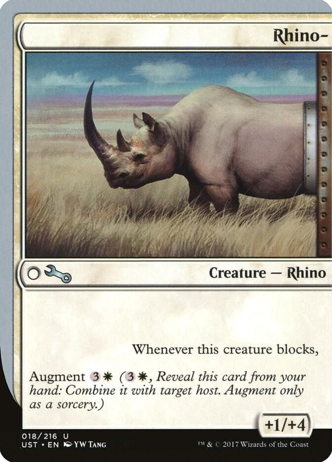 Rhino- 18 card from Unstable
