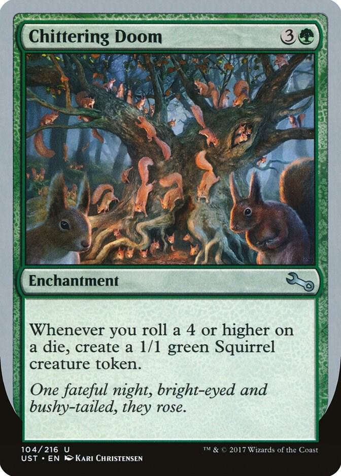 Chittering Doom 104 card from Unstable