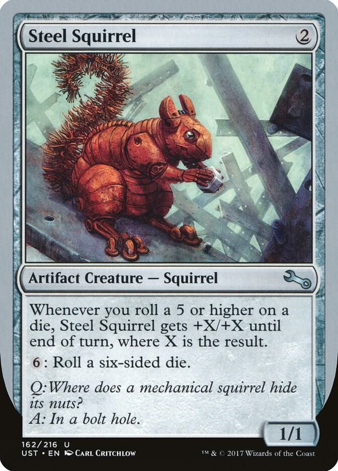 Steel Squirrel 162 card from Unstable