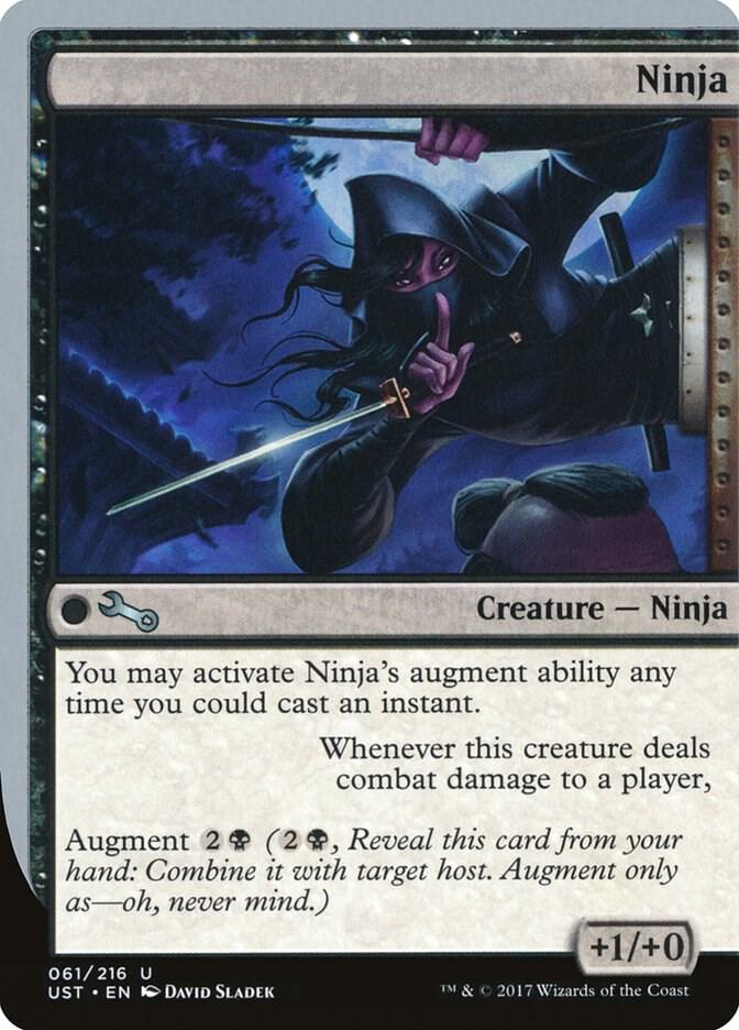 Ninja 61 card from Unstable