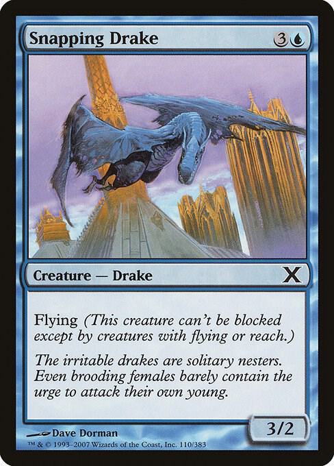 Snapping Drake 110 card from 10th Edition