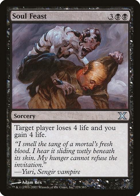 Soul Feast 179 card from 10th Edition