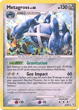 Metagross - 7/147 (Cracked Ice Holo) 007/147 card from Blister Exclusives