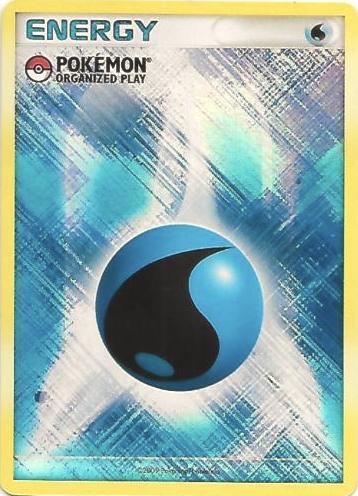 Water Energy (2009 Unnumbered POP Promo) card from League & Championship Cards
