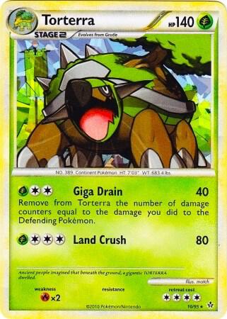 Torterra - 10/95 (Cracked Ice Holo) 010/095 card from League & Championship Cards