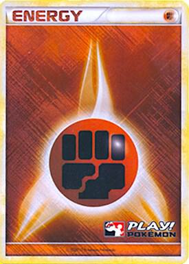 Fighting Energy (2010 Play! Pokemon) card from League & Championship Cards