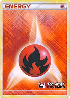 Fire Energy (2010 Play! Pokemon) card from League & Championship Cards