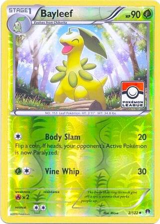 Bayleef - 2/122 (Pokemon League) 002/122 card from League & Championship Cards