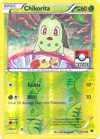 Chikorita - 1/122 (Pokemon League) 001/122 card from League & Championship Cards